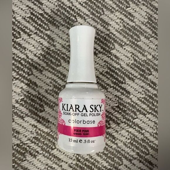 Kiara Sky (new) soak off gel color base in pixie pink - Picture 1 of 4